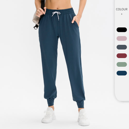 Dame sportlige joggingbukser med elastisk talje og praktiske lommer Stilla