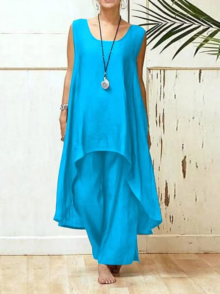 Damer Flydende Tunika Maxi Overall Stilla