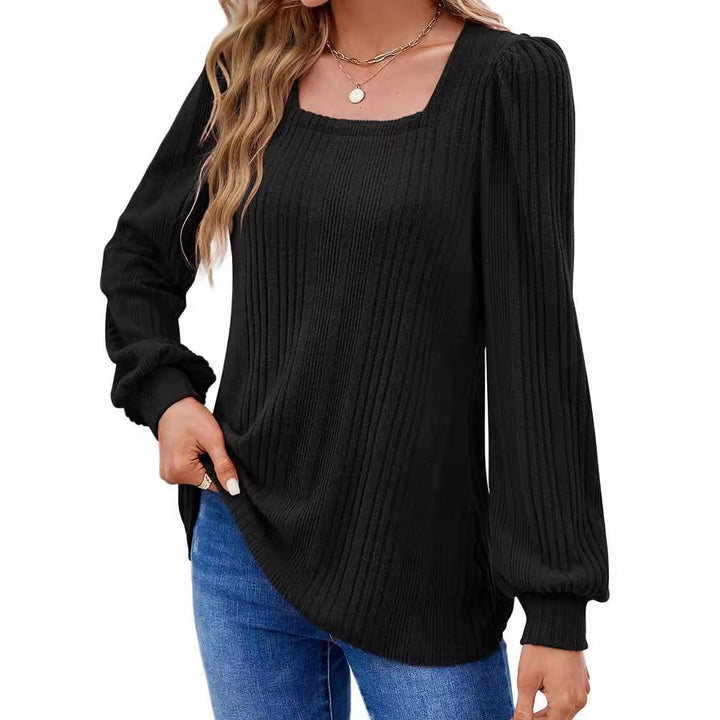 Dame elegant strikbluse Stilla