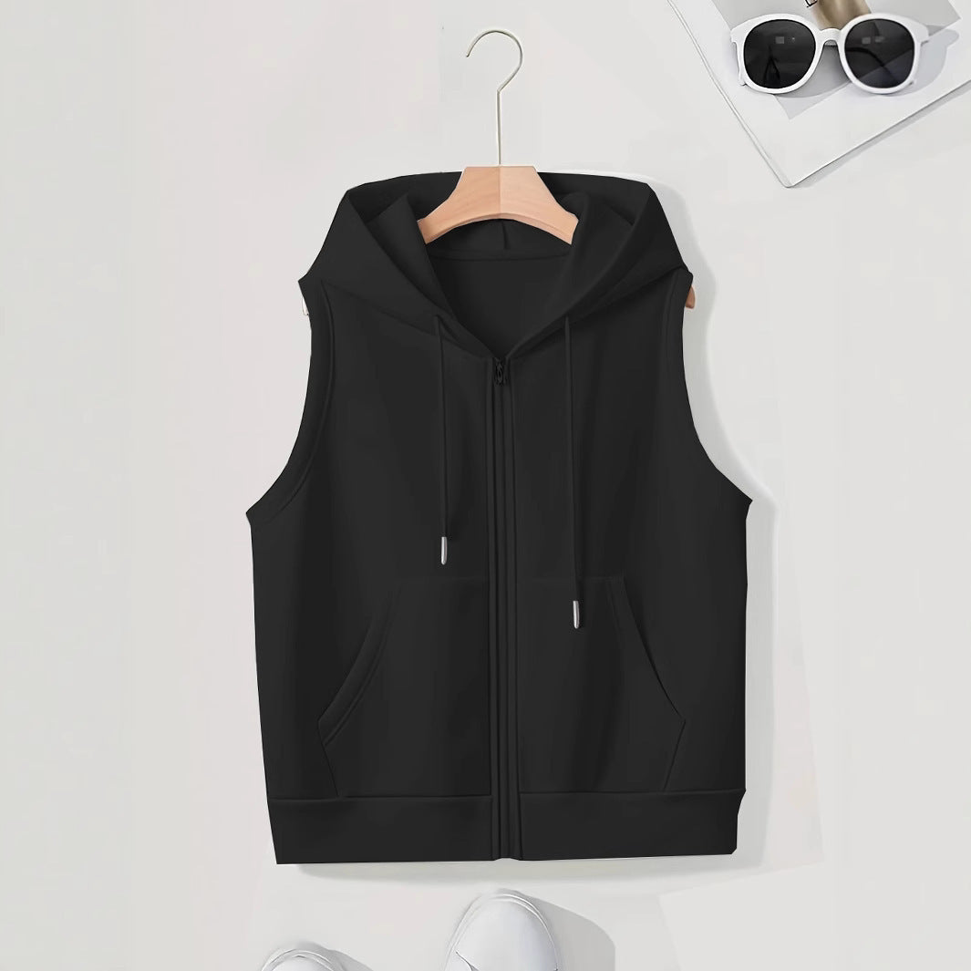 Dame Let Zip-Up Hættetrøje Vest Stilla