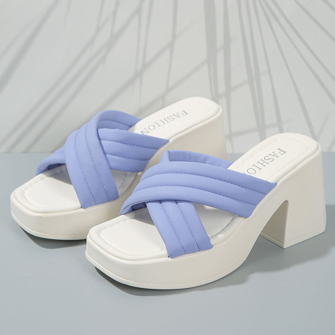 Dame Plateau-Sandaler i moderne design Stilla