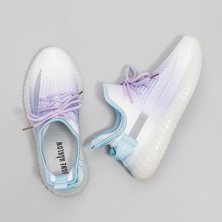 Dame Sporty Sneakers med innovativt strikdesign og fleksibel sål Stilla