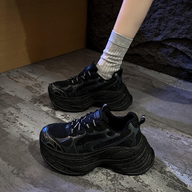 Dame Chunky Sneakers med innovativ dæmpningsteknologi og åndbart mesh-overmateriale Stilla