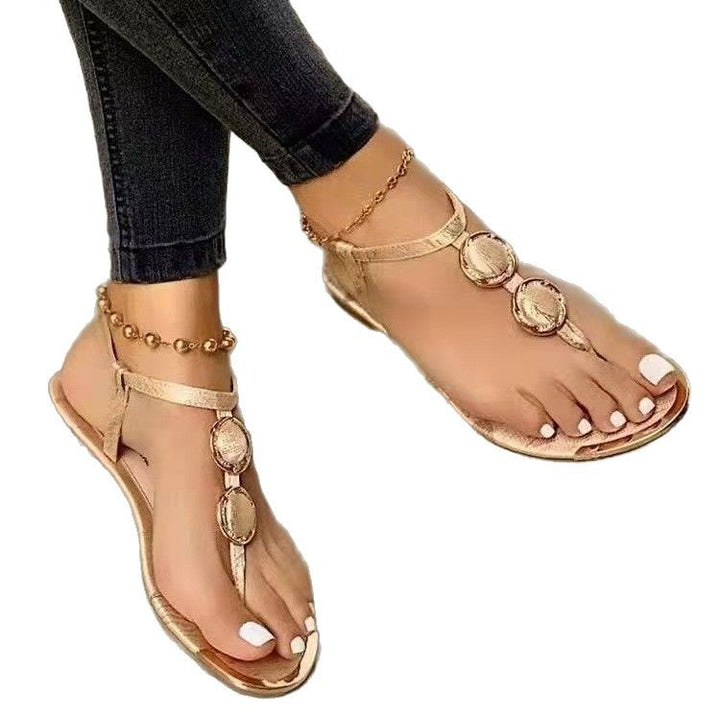Dame Tå-strop Sandaler med glamourøse smykkedetaljer og skridsikre såler Stilla
