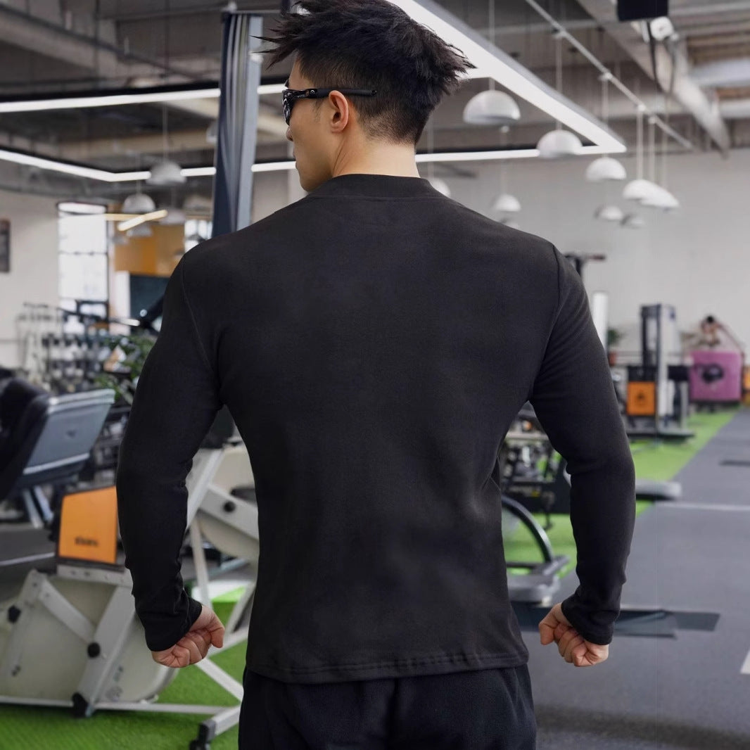 Herre Fitness Langærmet shirt med moderne snit og åndbar teknologi Stilla