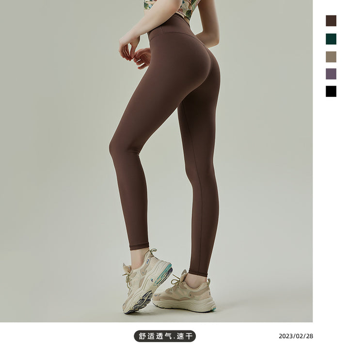 Dame Kvalitets Sportleggings med høj talje og åndbar pasform Stilla