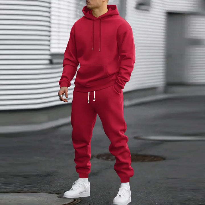 Herreur sporty hoodie tracksuit lavet af høj kvalitet svedstof Skovae