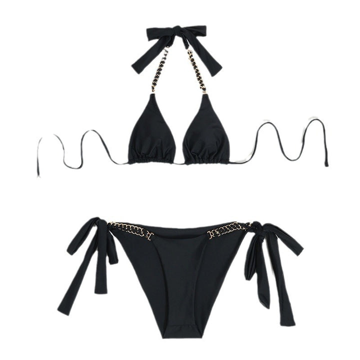 Kvinder Justerbart Kæde-Link Bikini Sæt Stilla
