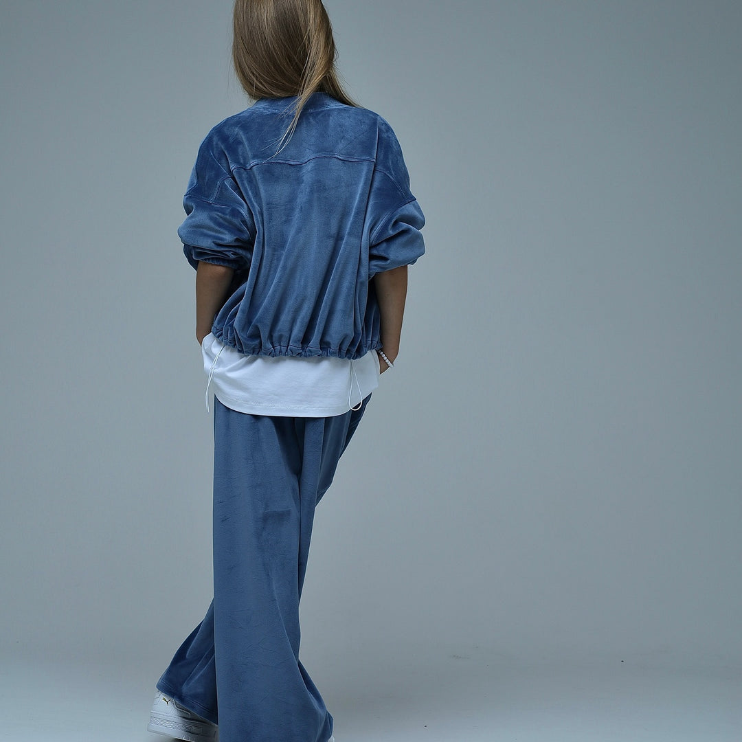 Dame Casual Fleece Jakke med Fulde Lynlås og Afslappet Pasform