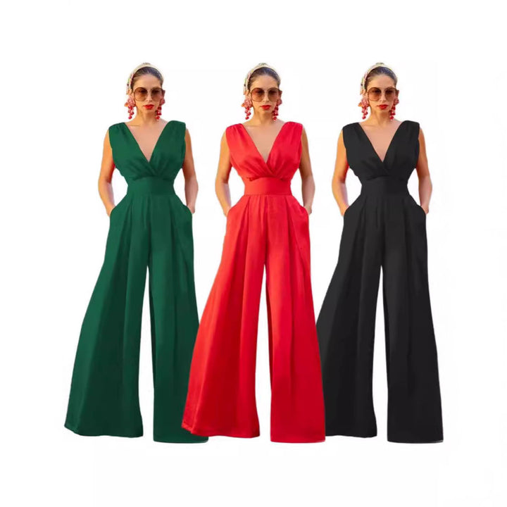 Dame jumpsuit i elegant snit