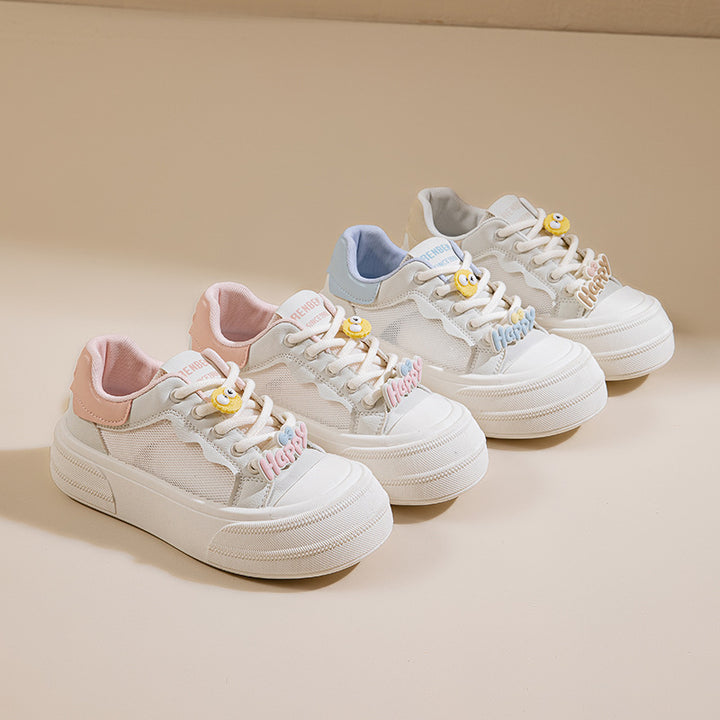 Dame Chunky Sneakers med legende design og åndbar mesh-overflade Stilla