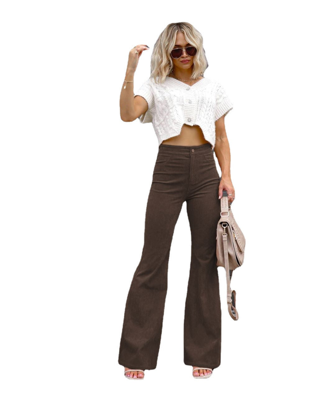 Dame Mode Høj talje-flared-jeans Stilla