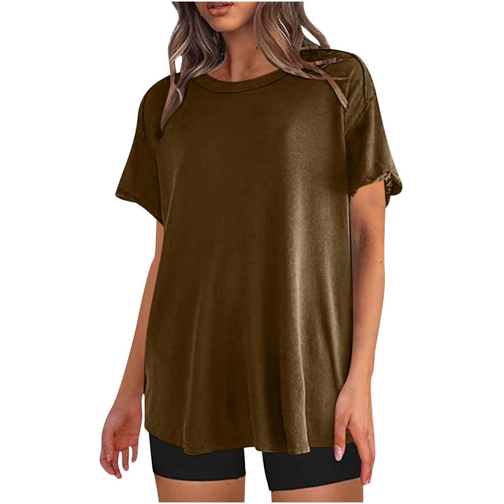 Damer Løs Overstørrelse T-shirt Stilla