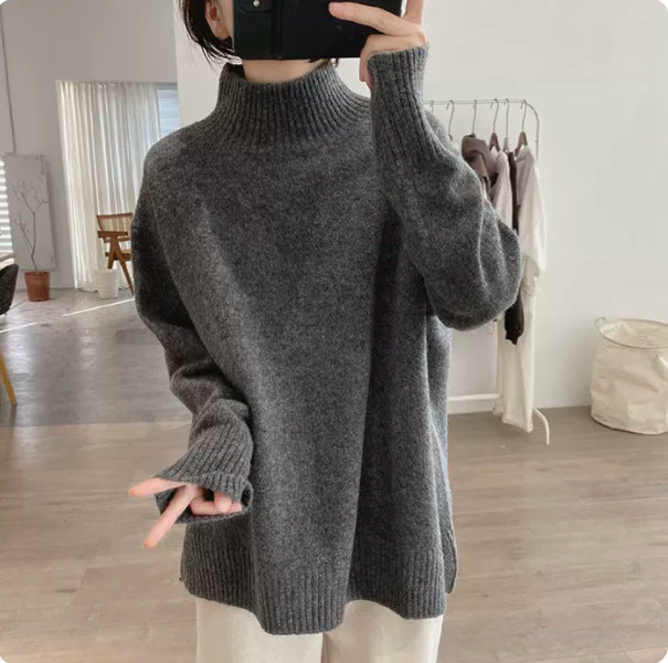 Femme Chunky Strik Højkrave sweater Stilla