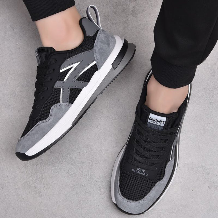 Herrer Sporty Sneakers med stødabsorberende design og åndbart overmateriale Stilla