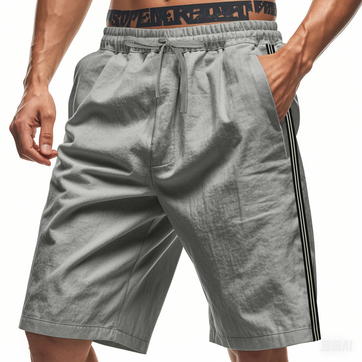 Herrer afslappede sportshorts med sidebånd Stilla