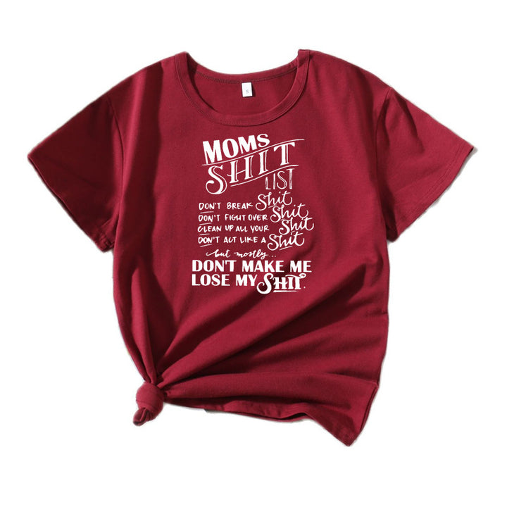 Kvinder Humoristisk Grafik Udsagn T-shirt Stilla