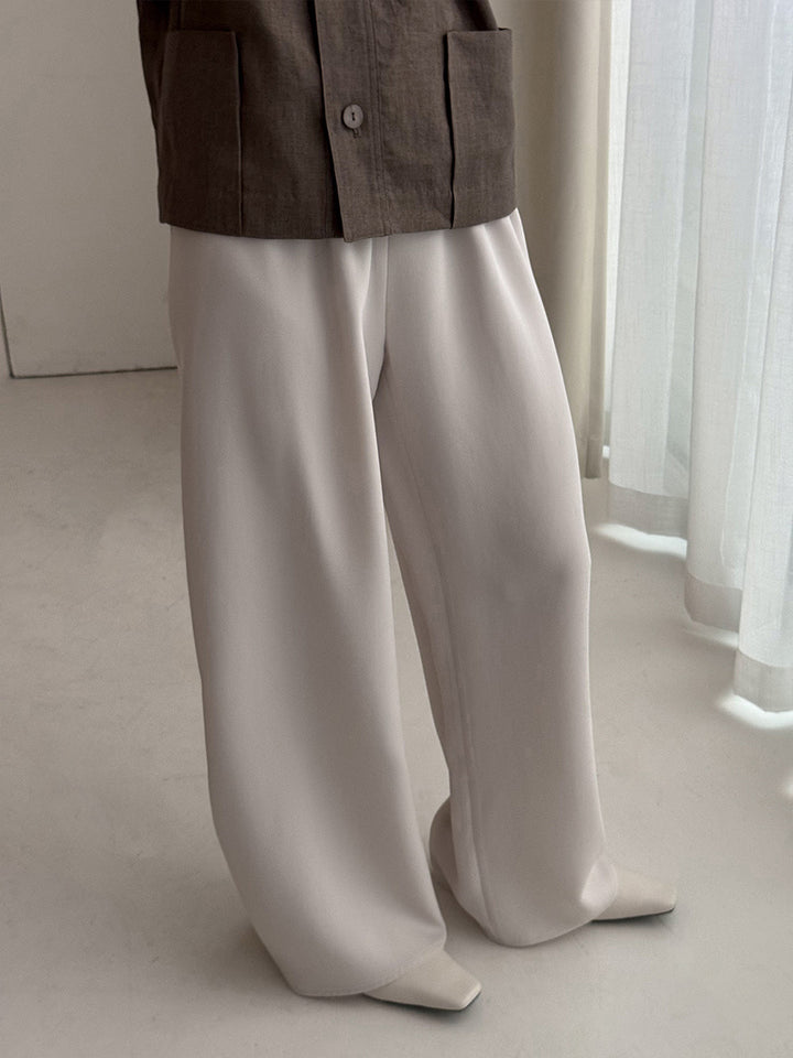 Dame bred culotte med elastisk talje og elegant snit Stilla