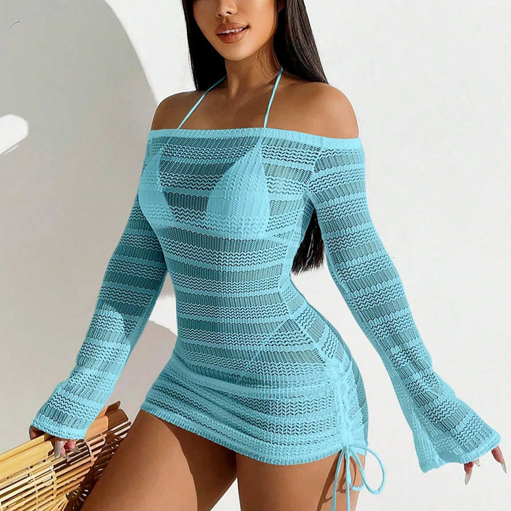 Dame Off-Shoulder Strandkjole Skovae