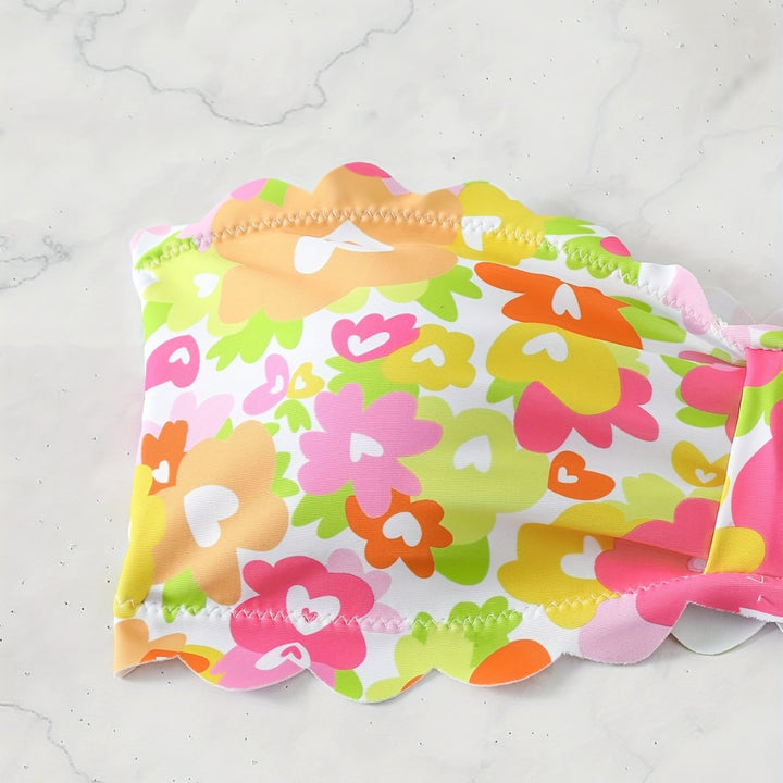 Dame bikini-sæt med floral mønster Skovae
