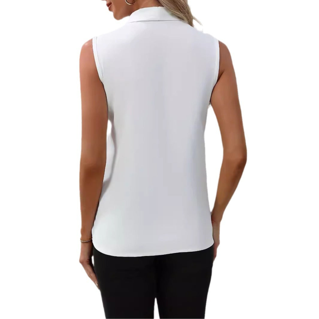 Kvinder elegant plisseret bluse Stilla
