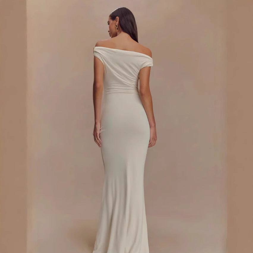 Dame Elegant Bryllupskjole Skovae