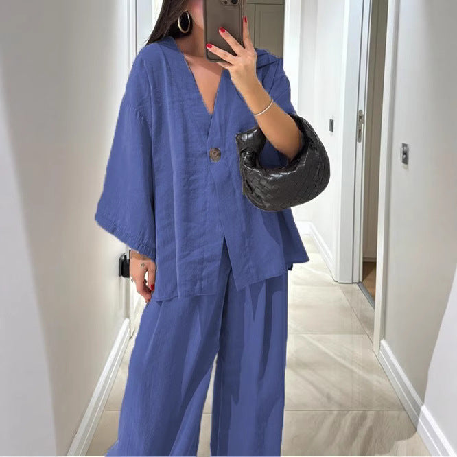Dame luftig Kimono-style Overgang med bred skæring Stilla