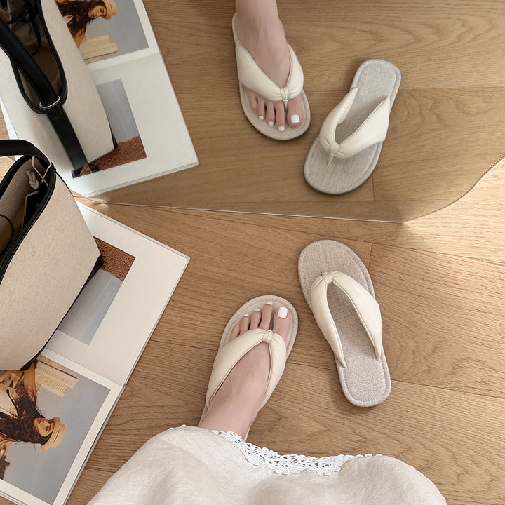 Femme Bequeme String Sandaler Stilla