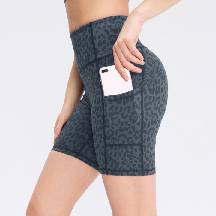 Dame Sportliche Højt Skårne Shorts Stilla