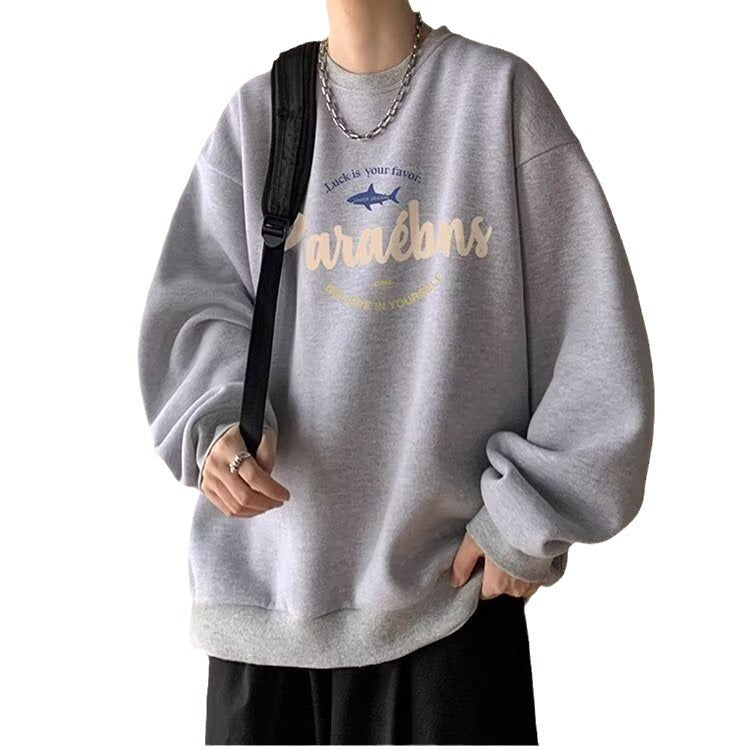 Damer afslappet sweatshirt med kreativt motiv og løs pasform Stilla