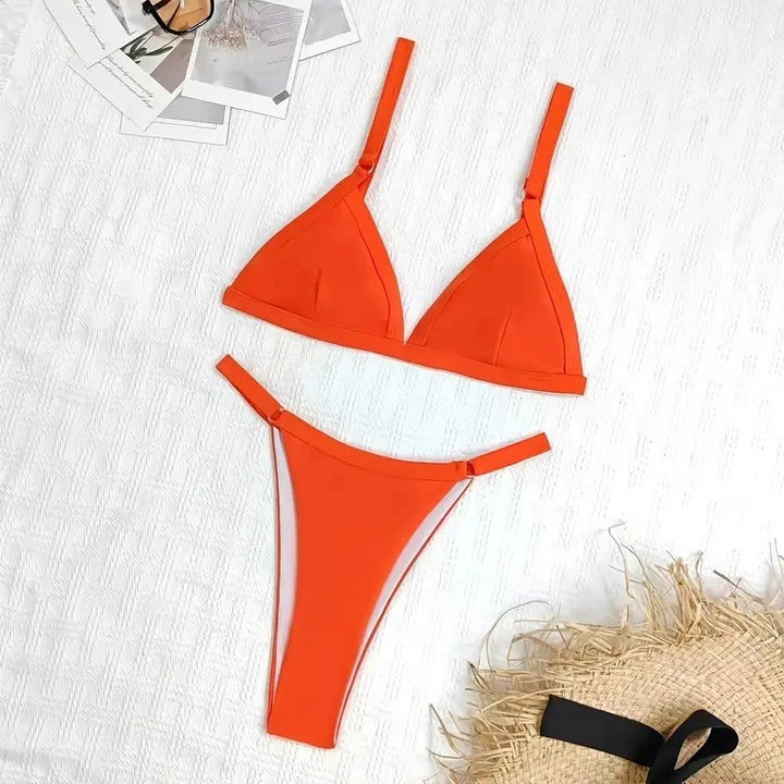 Dame Justerbar Trekant-Bikini-Sæt Stilla 1750839219