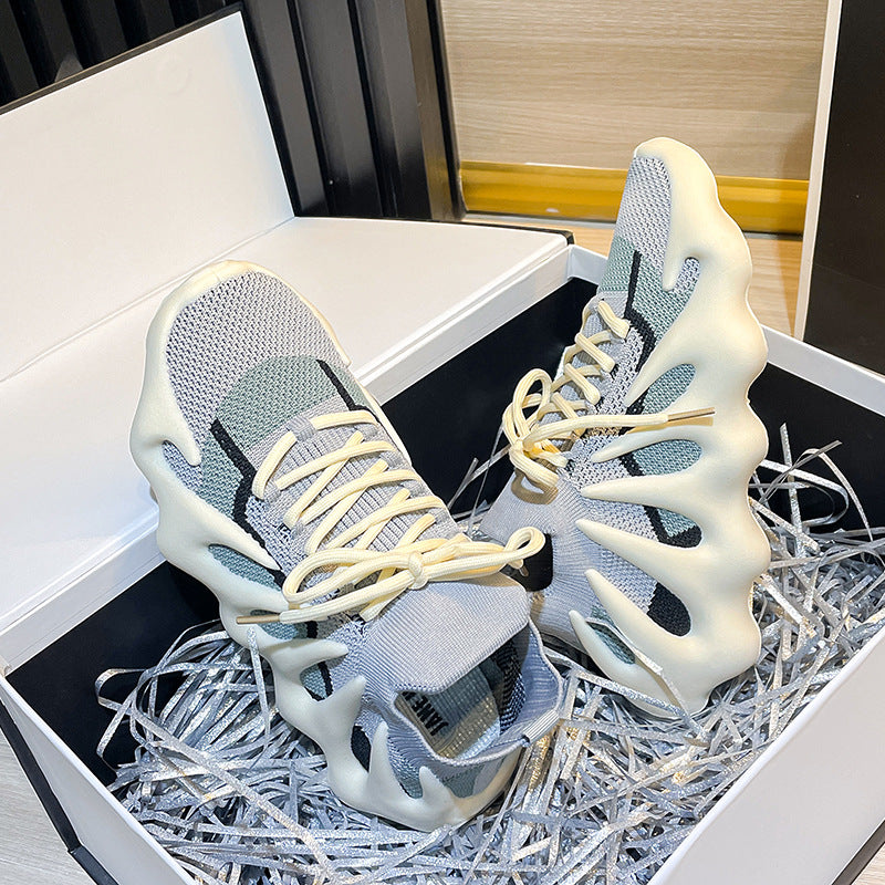 Dame High-Top Sport Sneakers med unikt såldesign Stilla