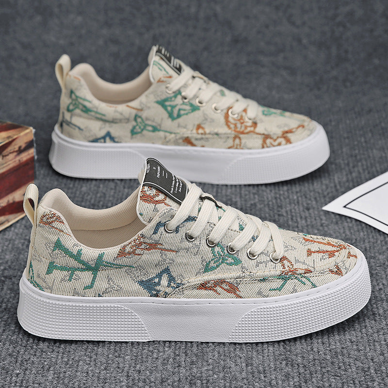 Femme Kunstnerisk Læder Sneakers Stilla