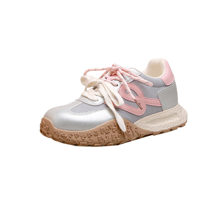 Dame sporty sneakers med åndbar mesh-overflade og robust profil Stilla