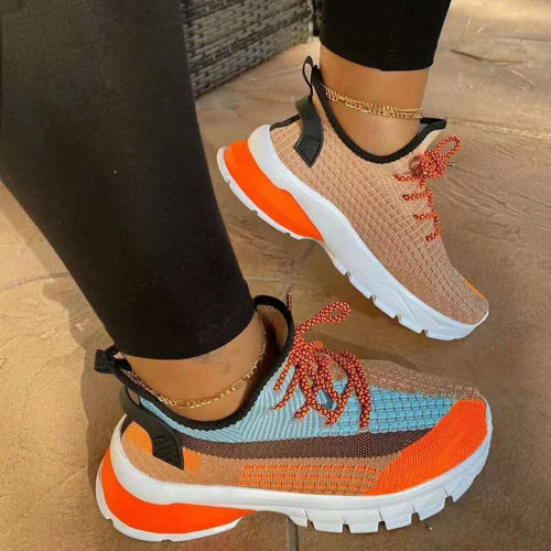 Dame sportsneakers med åndbart overmateriale og dynamisk sål Stilla