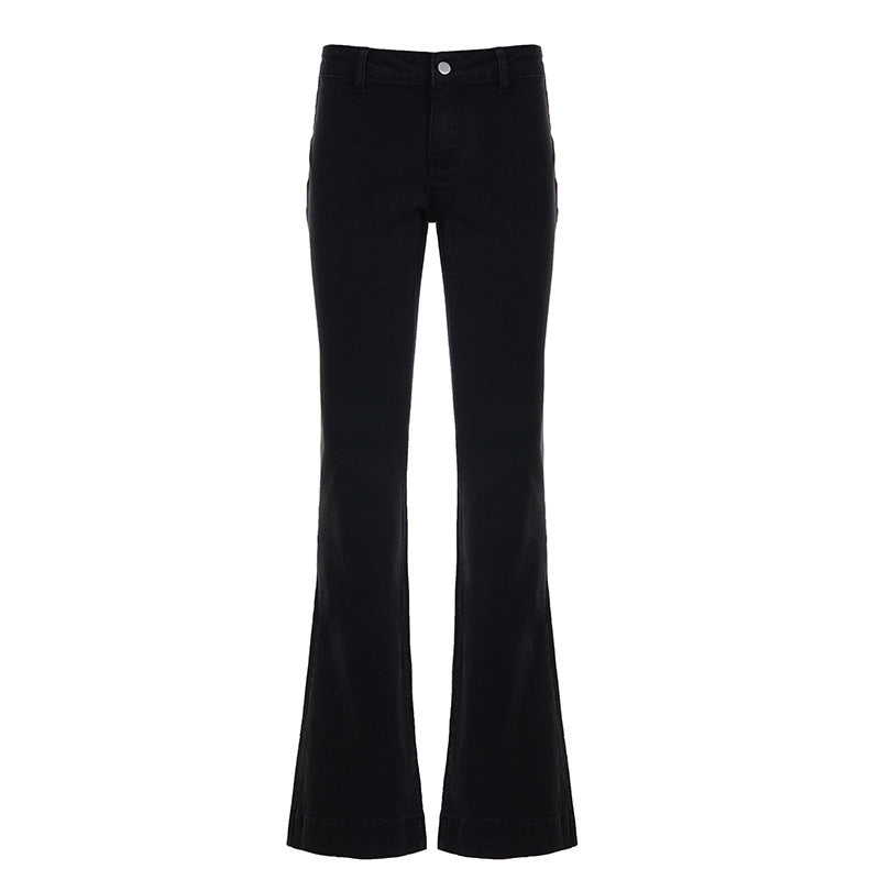 Dame Flared Jeans i elegant design Skovae