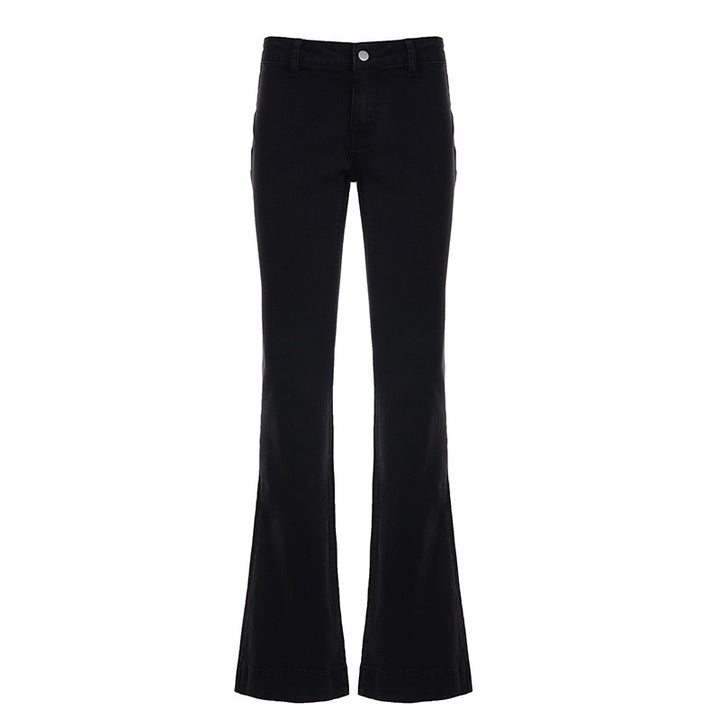 Dame Flared Jeans i tidløst design med høj talje Skovae
