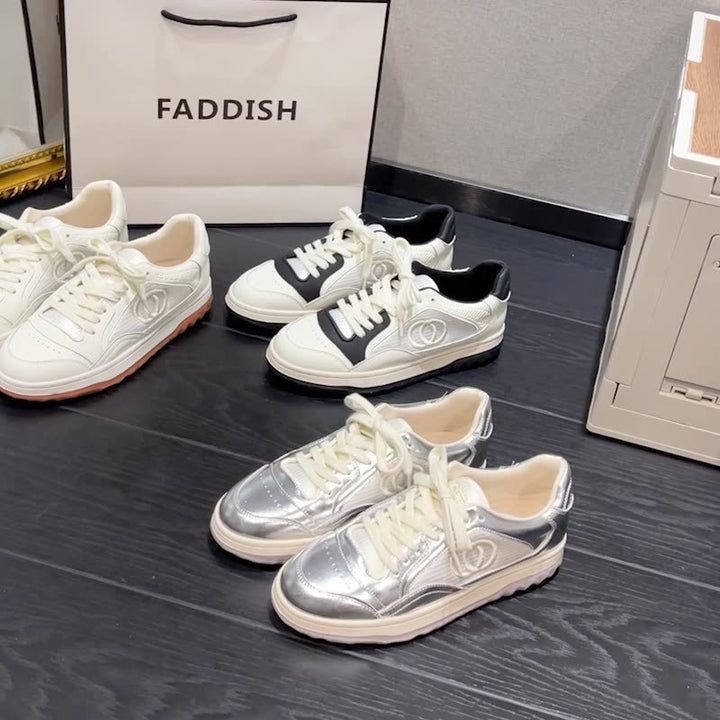 Dame Sneakers lavet af højkvalitets læder med åndbart overflade og innovativ stødabsorberingsteknologi Stilla