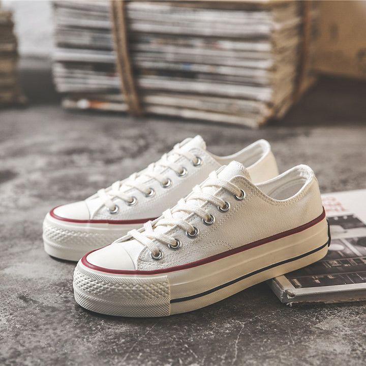 Dame platform sneakers med robust overdel og stabil sål Stilla