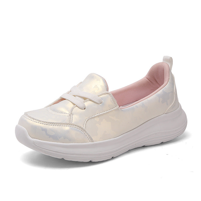 Dame nan komfortabel slip-onsneaker med memory-fodergel og støddæmpende skumsål Skovae