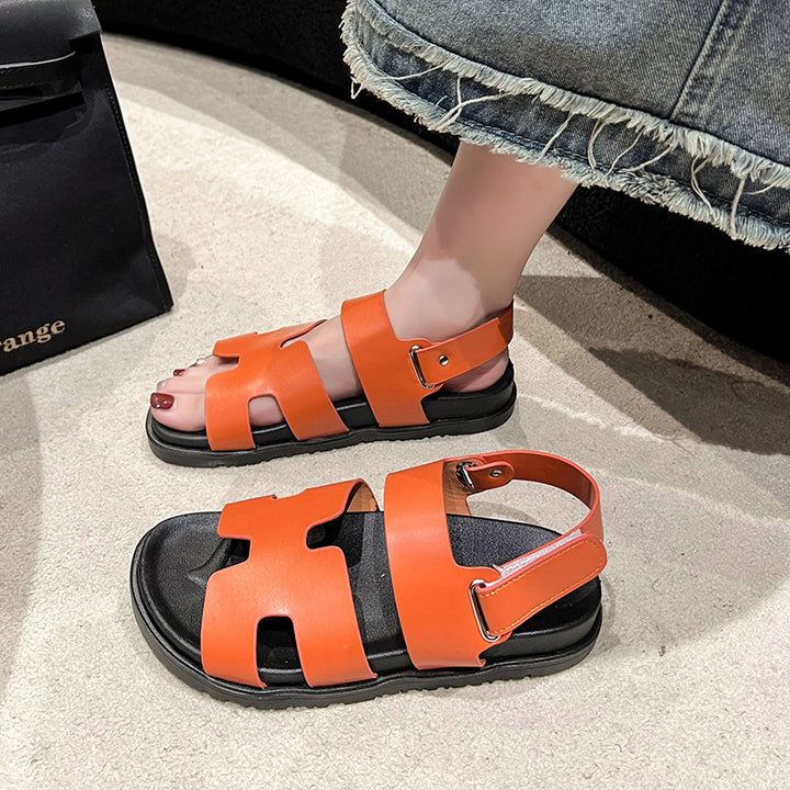 Dame Komfortable Sandaler med justerbare remme Stilla