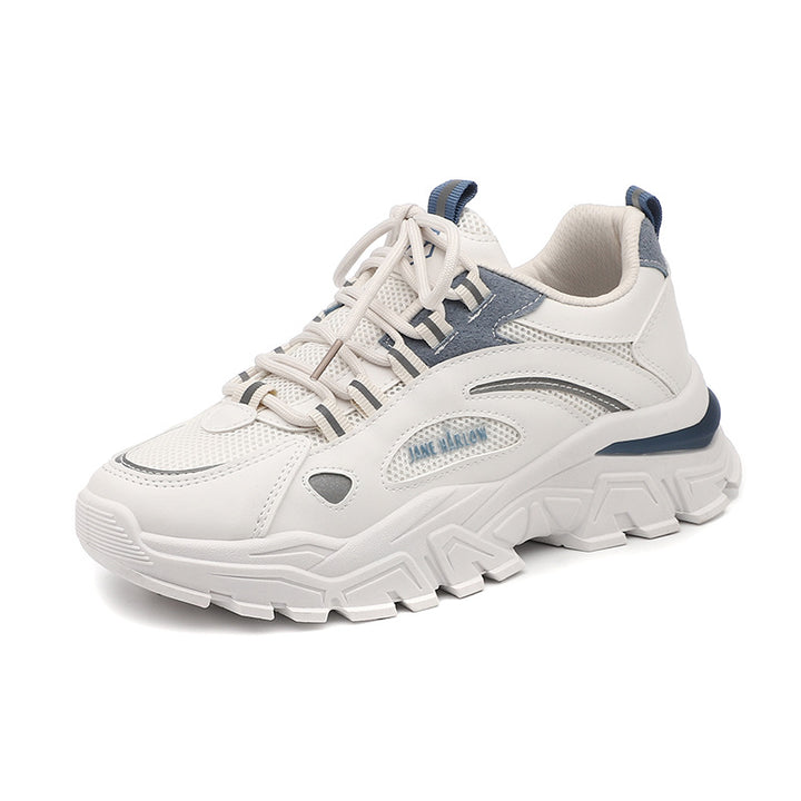 Dame sneakers med åndbart netdesign og støddæmpende sål Stilla