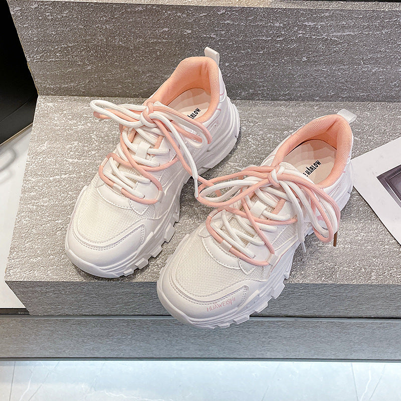 Dame sporty sneakers med skridsikker sål og åndbar overfladestruktur Stilla