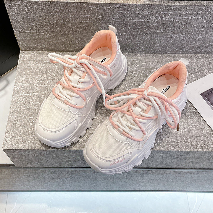 Dame sporty sneakers med skridsikker sål og åndbar overfladestruktur Stilla