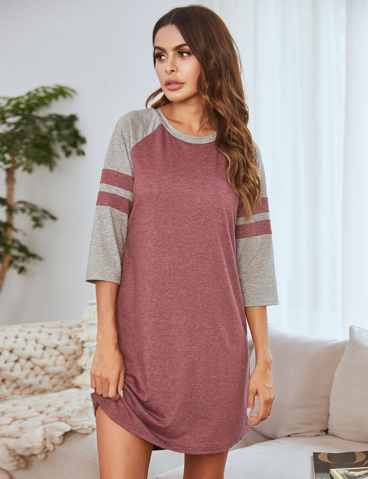 Stilla | Farve-Pyjamas Forår Sommer Patching Blok Pyjamas