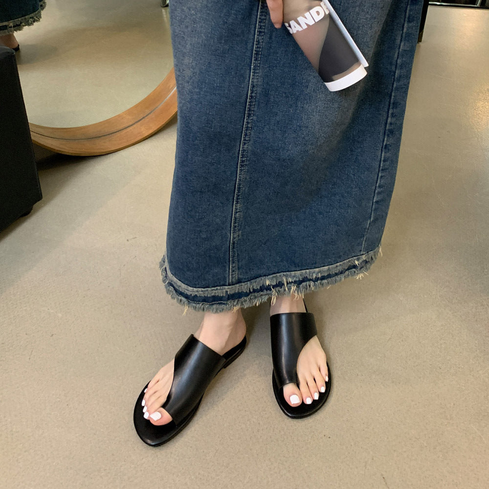 Dame Slide Sandaler med minimalistisk design og behagelig fodseng Stilla