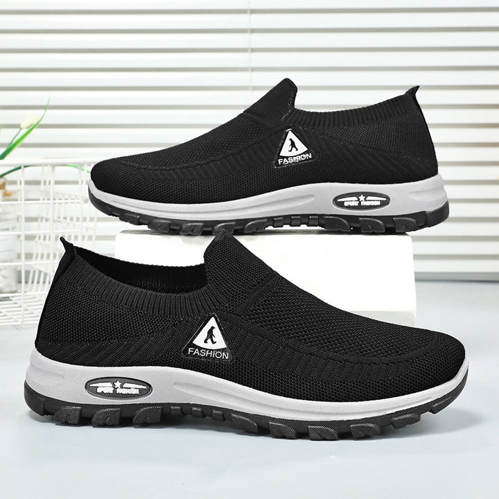 Femme Let Slip-On Sport Sneakers med Åndbart Strikdesign Stilla