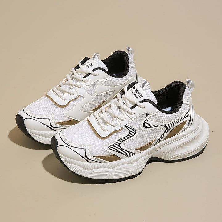 Dame Sporty Sneakers med støddæmpende sål og åndbar mesh-overflade Stilla