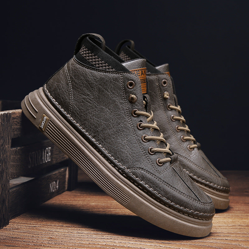Herrer Premium Fritid High-Top Sneakers Stilla