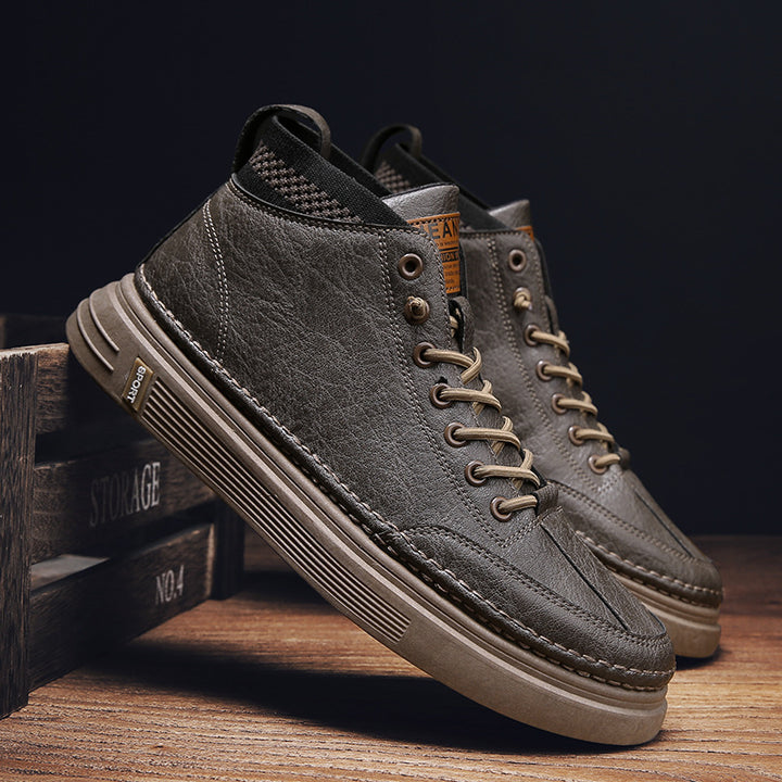 Herrer Premium Fritid High-Top Sneakers Stilla